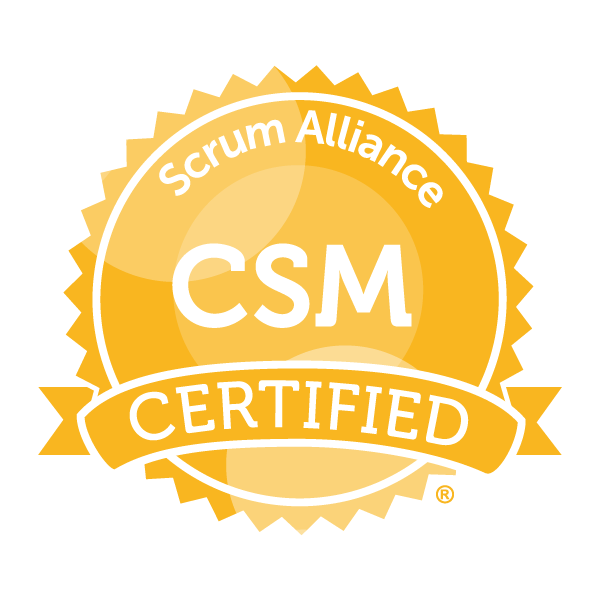 Certified Scrum Master Badge