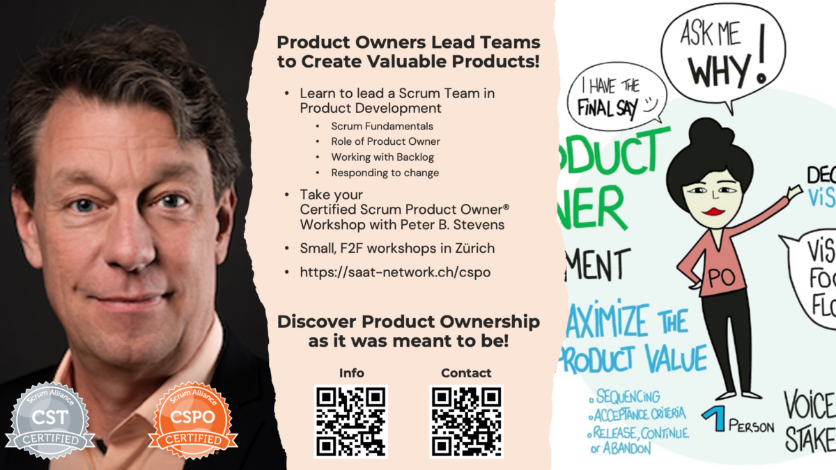 Scrum Product Owner Workshop with Peter B. Stevens