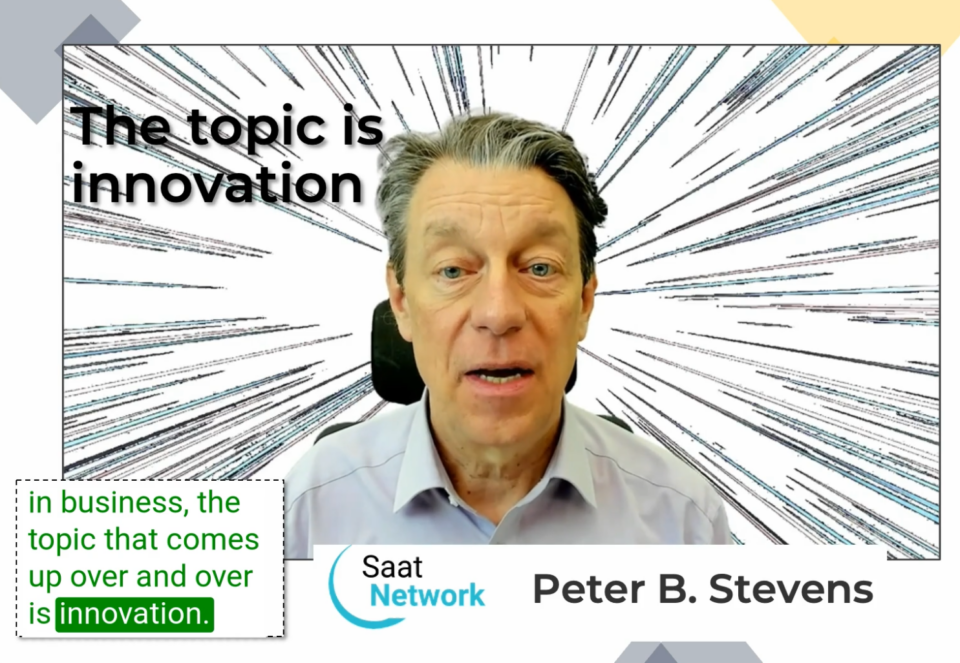 The Topic Is Innovation