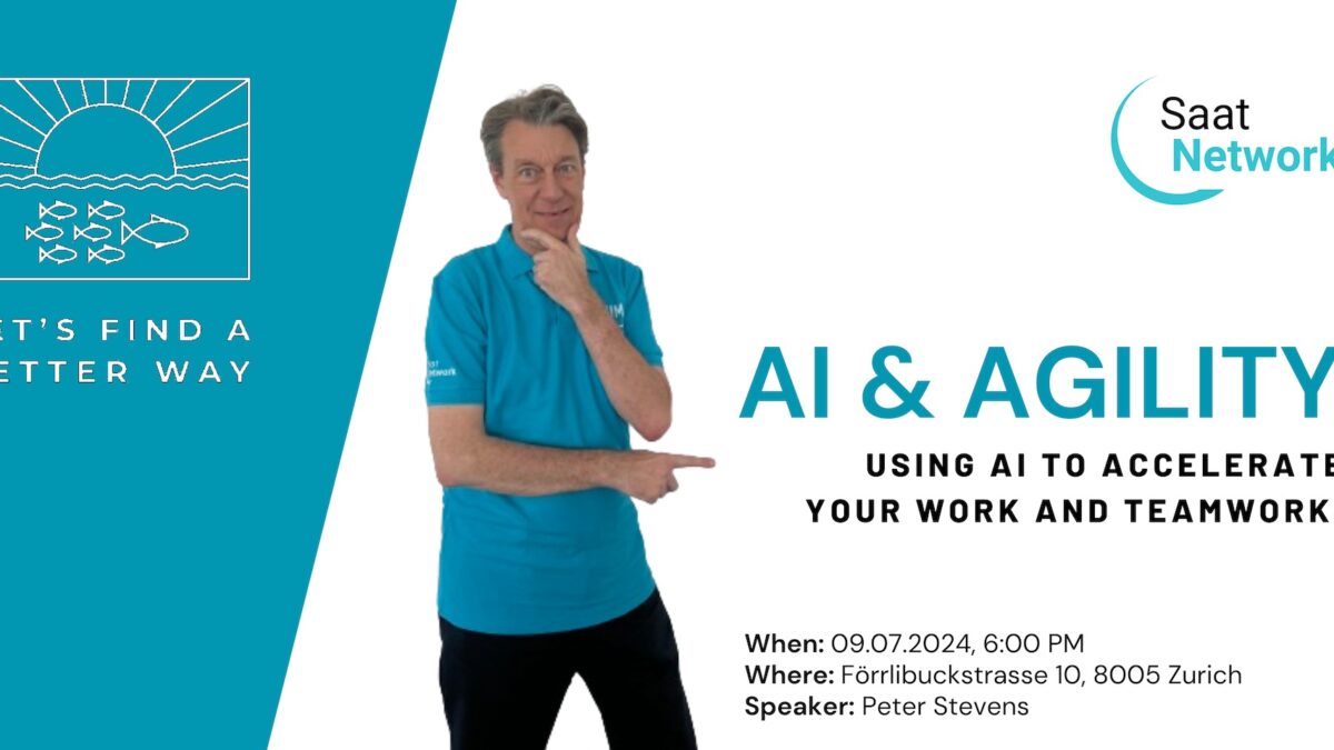 Banner: AI & Agility Club Aqua First Agile Event